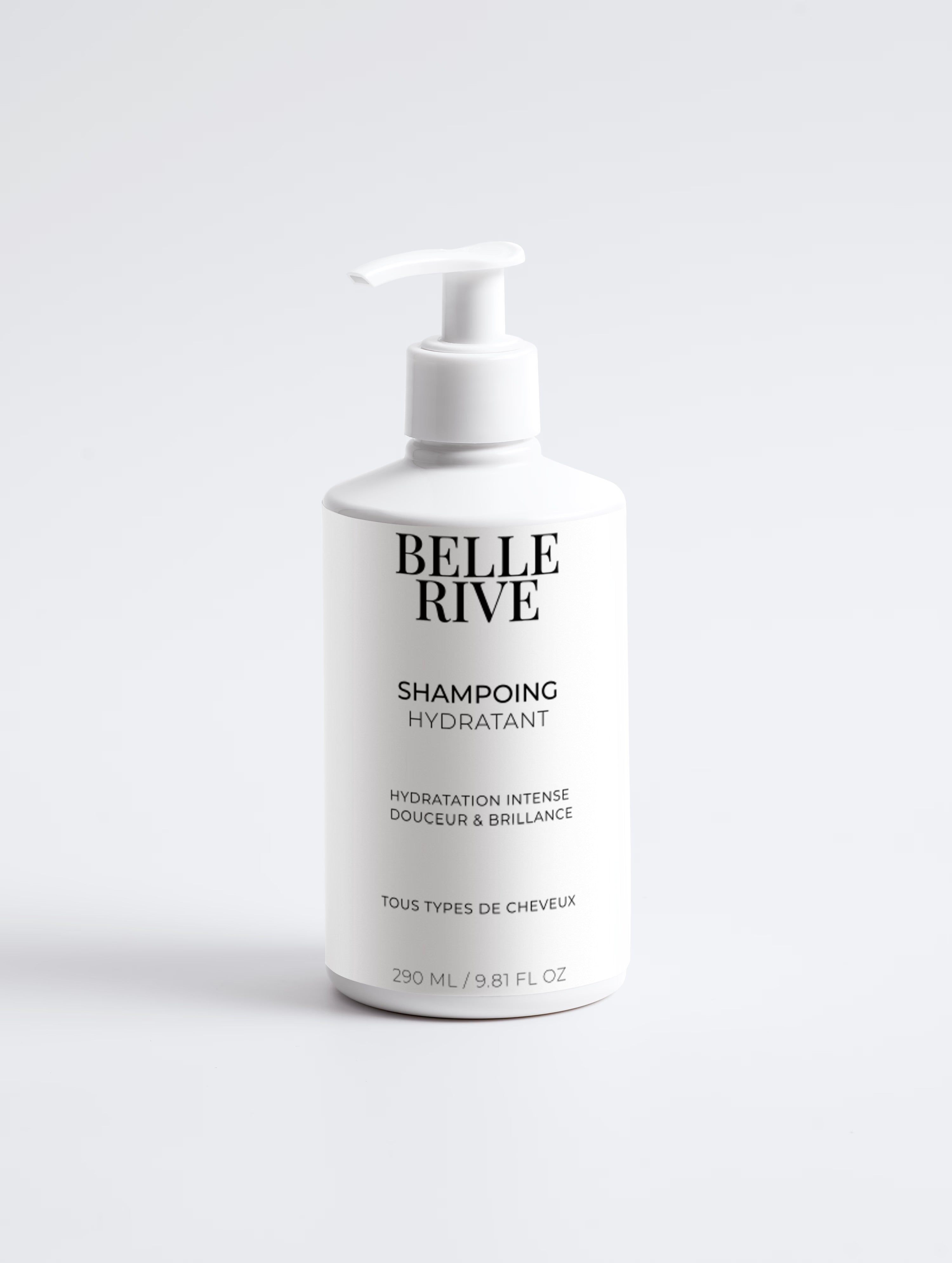 shampoing hydratant belle rive rituel à l'huile d'argan pour cheveux secs et abîmés