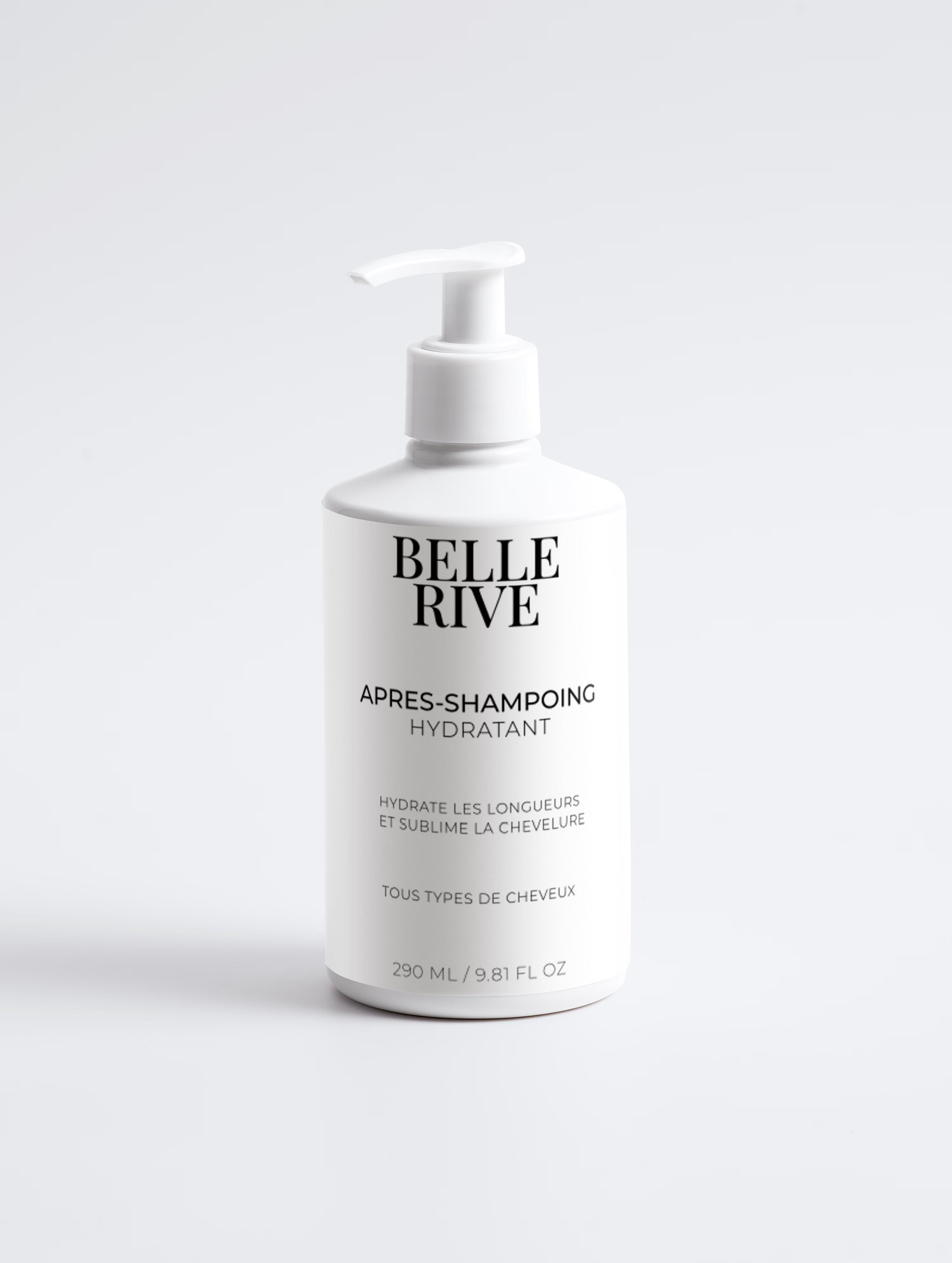 Après-shampoing hydratant Belle Rive Rituel pour nourrir et démêler les cheveux